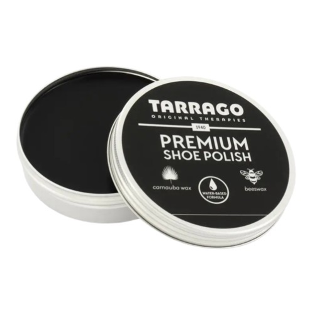 Крем-паста для обуви черная Tarrago Premium Shoe Polish, 50 мл ...