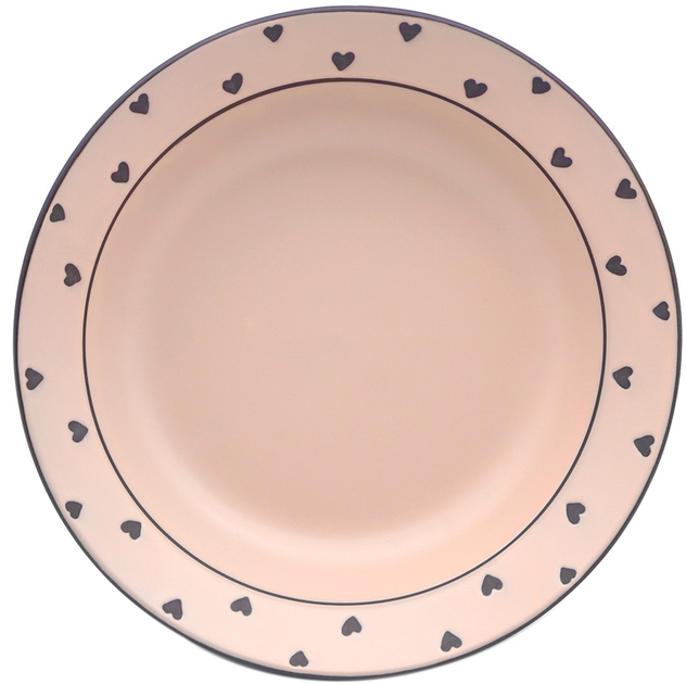 Photos - Plate MBM MY HOME Тарілка глибока МВМ MY HOME 20.5 см Рожева  (KP-39 LIGHT PINK)