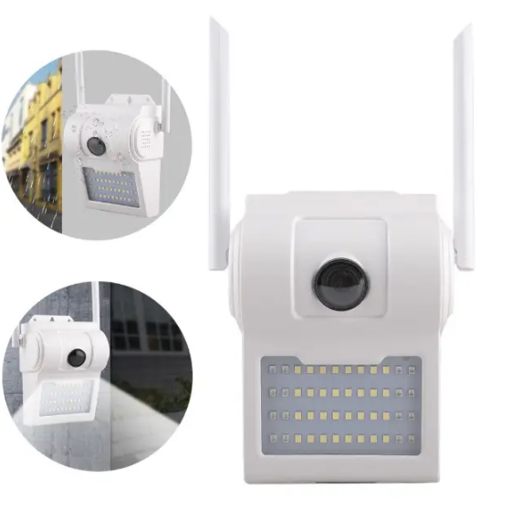Камера IP Wi-Fi вулична водонепроникна IP66 48 світлодіодний 1080P з вбудованим мікрофоном та диніміком - зображення 3