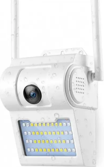 Камера IP Wi-Fi вулична водонепроникна IP66 48 світлодіодний 1080P з вбудованим мікрофоном та диніміком - зображення 5