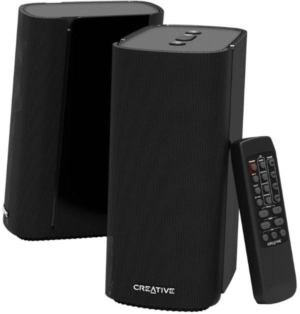 System akustyczny Creative Labs T100 Full range Black Wired & Wireless 20 W (51MF1690AA000) - obraz 1