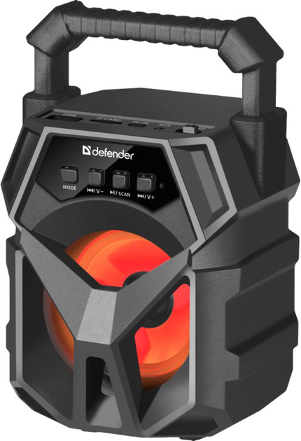 Głośnik przenośny Defender SPEAKER G98 BLUETOOTH 5W BT/FM/TF/USB/AUX/LED (AKGDFNGLO0007) - obraz 1