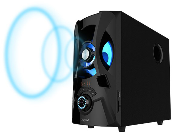 Głośnik przenośny Creative Labs SBS E2900 60 W 2.1 channels Czarny (AKGCREGLO0021) - obraz 3