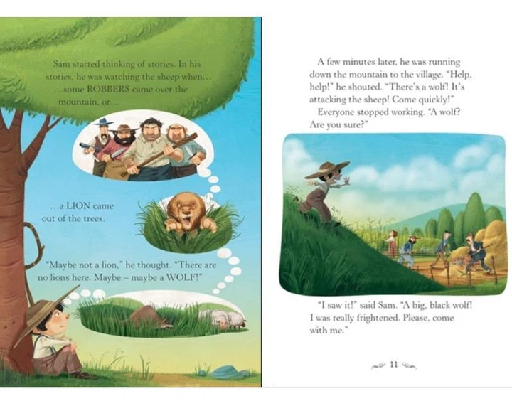 Книга The Boy Who Cried Wolf Usborne (9781474939928) - Фото 2 Книга The Boy Who Cried Wolf Usborne (9781474939928) - изображение 2