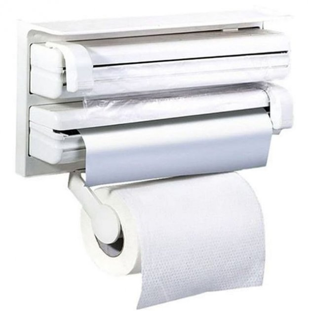 Кухонный тройной держатель Triple Paper Dispenser 3 в 1 для бумажных ...