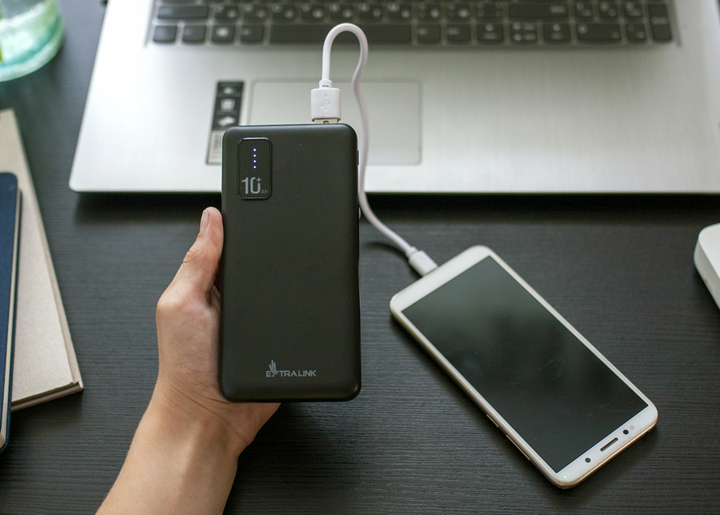 УМБ Extralink EPB-098B 10000 mAh Black - зображення 6