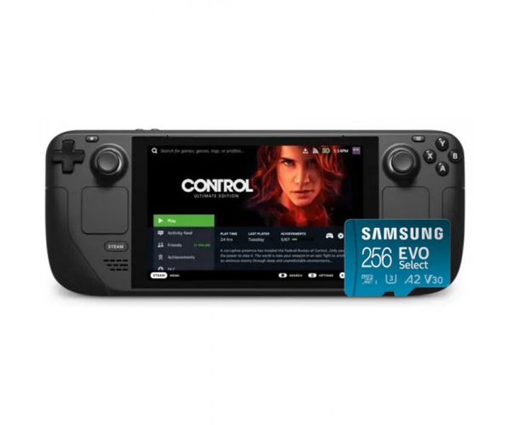 Valve Steam Deck 256GB Black + Карта памяти Samsung 256Gb – фото ...