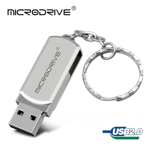 USB Флешка металлическая 32GB для компьютера 32ГБ Microdrive Золотистый - Фото 3 USB Флешка металлическая 32GB для компьютера 32ГБ Microdrive Золотистый - изображение 3
