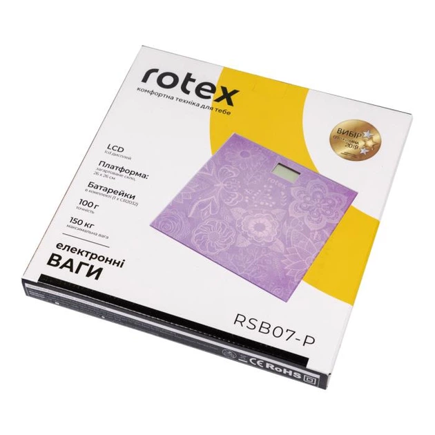 Весы напольные ROTEX RSB07-P - Фото 3 Весы напольные ROTEX RSB07-P - изображение 3