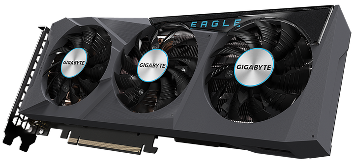 Видеокарта Gigabyte PCI-Ex GeForce RTX 3070 EAGLE OC 8GB GDDR6 (256bit) (2 х HDMI, 2 x DisplayPort) (GV-N3070EAGLE OC-8GD) - изображение 3