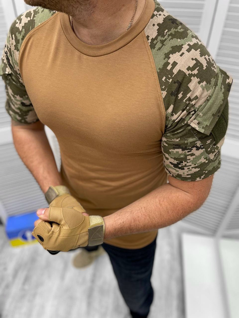 Армейська футболка castro койот піксель XL - зображення 1
