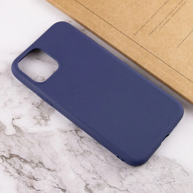 Силиконовый чехол Candy для Apple iPhone 14 Pro Max (6.7") Синий Без бренда - изображение 3