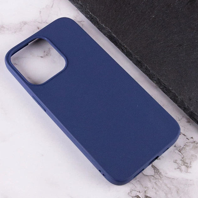 Силиконовый чехол Candy для Apple iPhone 14 Pro Max (6.7") Синий Без бренда - изображение 4