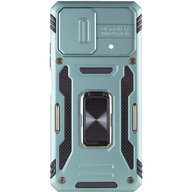 Ударопрочный чехол Camshield Army Ring для Xiaomi Poco X5 Pro 5G / Note 12 Pro 5G Зеленый / Light Green Без бренда - Фото 2 Ударопрочный чехол Camshield Army Ring для Xiaomi Poco X5 Pro 5G / Note 12 Pro 5G Зеленый / Light Green Без бренда - изображение 2