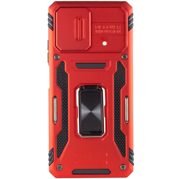 Удароміцний чохол Camshield Army Ring Xiaomi Poco F5 / Note 12 Turbo Червоний / Red Без бренду - Фото 1 Удароміцний чохол Camshield Army Ring Xiaomi Poco F5 / Note 12 Turbo Червоний / Red Без бренду - зображення 1