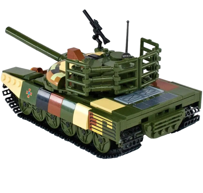 Конструктор военный Танк Т-72 422 детали - Фото 3 Конструктор военный Танк Т-72 422 детали - изображение 3