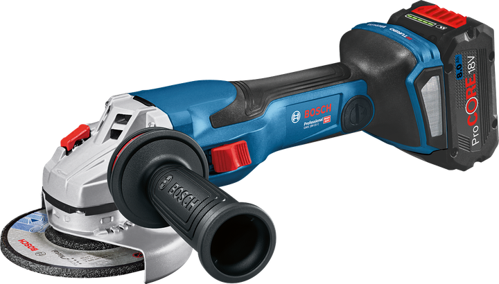 Аккумуляторная бесщеточная угловая шлифмашина Bosch GWS 18V-15 C без ...