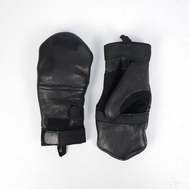 Тактичні армійські чорні зимові рукавички Zaromi, XL - зображення 1