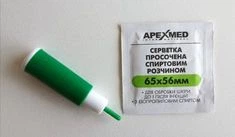 Експрес-тест на Тропонін I в комплекті з автоматичним ланцетом та спиртовою серветкою - изображение 3