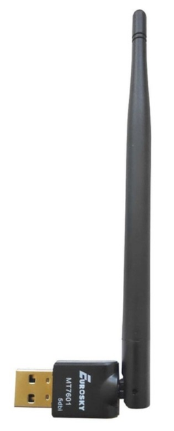 Внешний адаптер для тюнера Wi-Fi Eurosky MT7601 150Mbps 5dbi USB – фото ...