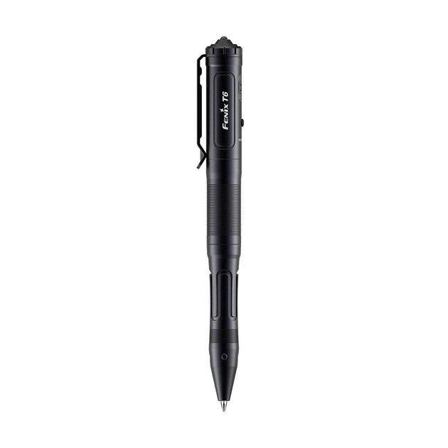 Fenix T6 тактична ручка з ліхтариком чорна - зображення 1