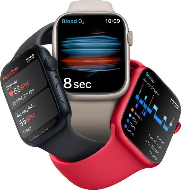 Смарт-часы Apple Watch Series 8 GPS 41mm Silver Aluminium Case
