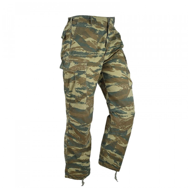 Штаны (Поликоттон Рипстоп) BDU - Polycotton Ripstop Helikon-Tex Hellenic XS/Regular Тактические мужские - изображение 1