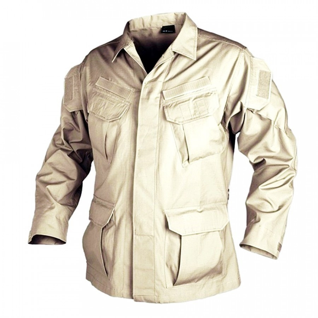 Китель унісекс (Бавовна Ріпстоп) SFU - Cotton Ripstop Helikon-Tex Khaki M/Regular Тактичний - зображення 1