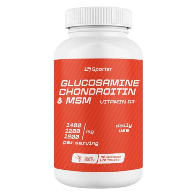 Хондропротектор (для спорта) Sporter Glucosamine & Chondroitin + MSM ...