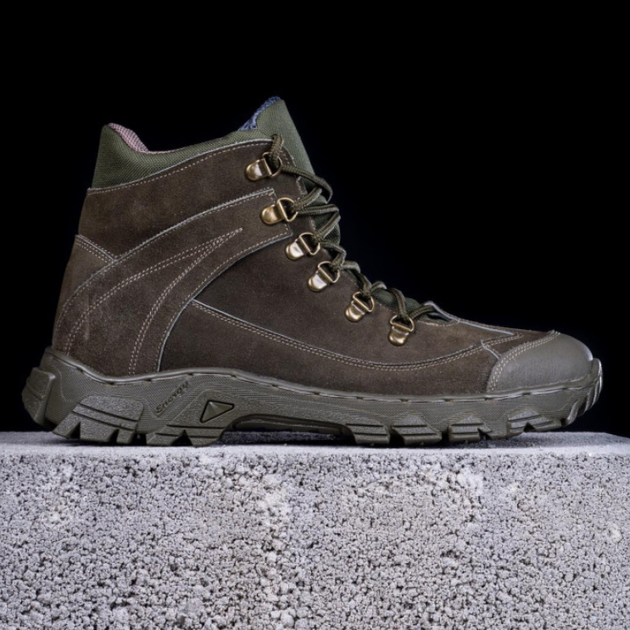 Тактические ботинки мужские Light Tactic 43 розмір 28,5 см кожа и Кордура 1000D демисезонные с усиленным носком и стельками Коричневый - изображение 1