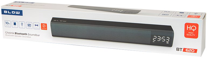 Soundbar Blow Głośnik Bluetooth BT620 soundbar czarny 2x6W (GKSBLOSOU0001) - obraz 5