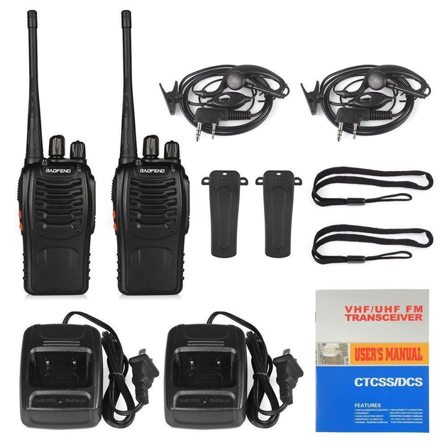 Портативная Рация Baofeng BF-888S комплект 2 шт., UHF, 5 Вт, 1500 мАч - изображение 7