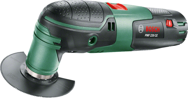 Реноватор (Многофункциональный инструмент) Bosch PMF 220 CE, регулятор скорости, Constant electronic, комплект полотен, чемодан (0603102020) - Фото 2 Реноватор (Многофункциональный инструмент) Bosch PMF 220 CE, регулятор скорости, Constant electronic, комплект полотен, чемодан (0603102020) - изображение 2