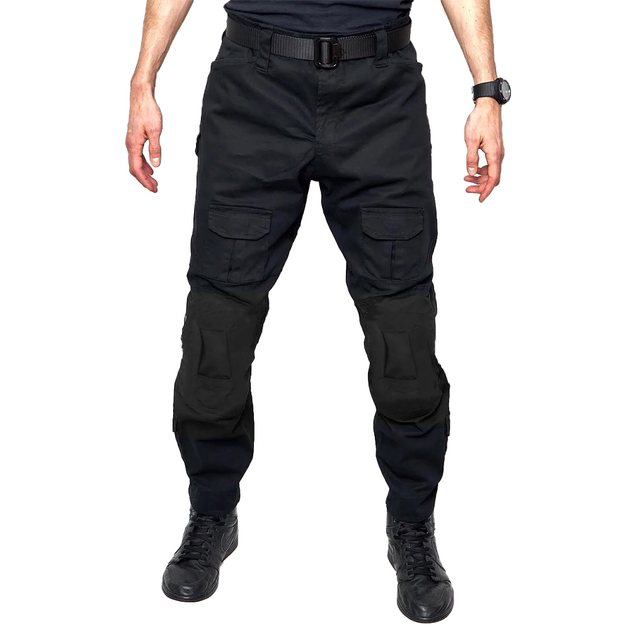 Штаны мужские Lesko B603 Black 36 размер брюки с карманами - изображение 2