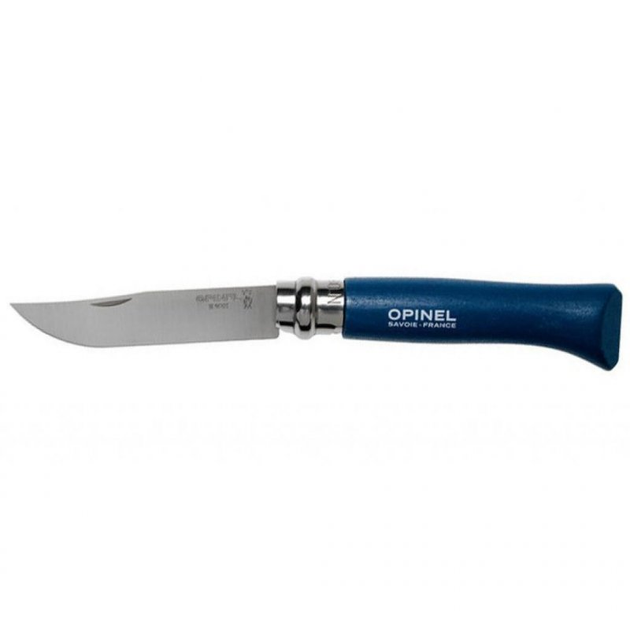 Нож Opinel №8 Inox VRI темно-синий, в блістері (002263) - изображение 1