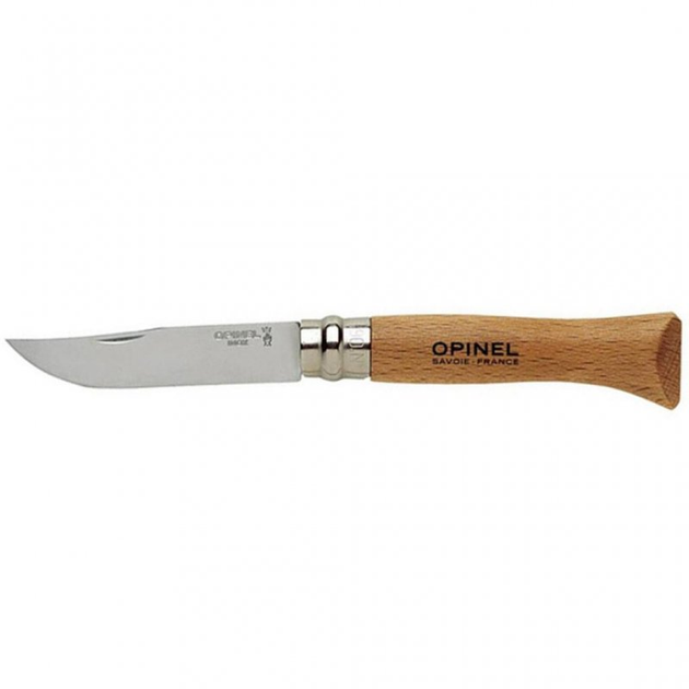 Нож Opinel №6 Inox VRI, без упаковки (123060) - изображение 1