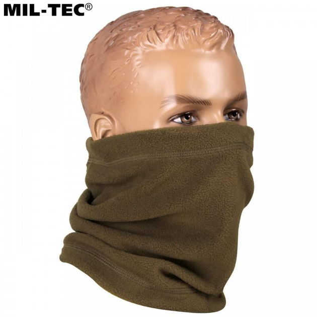 Флісовий горловий шарф Mil-Tec® Oliv - зображення 2
