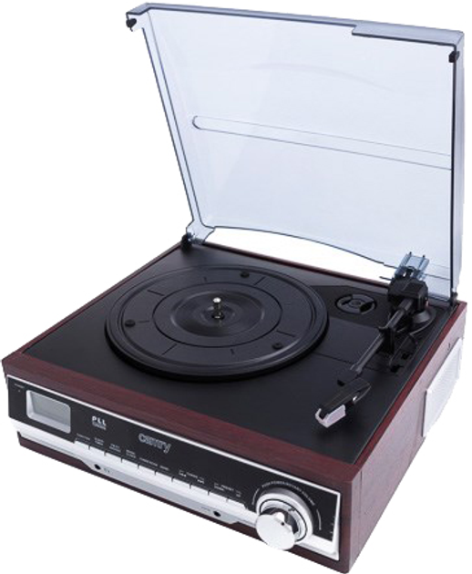Програвач Adler Camry Premium audio turntable Black, Wood (CR 1168) - зображення 1