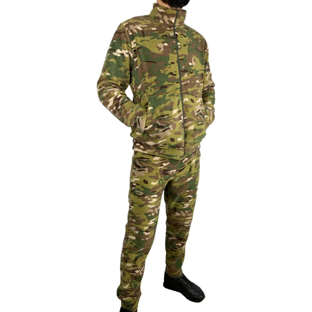 Тактичний флісовий костюм розмір 56/58 мультикам - зображення 2