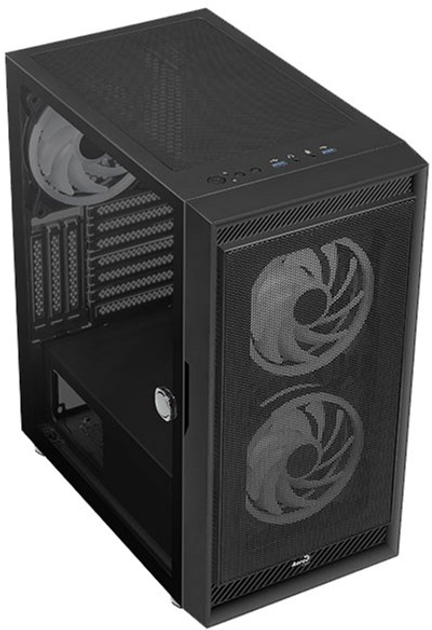 Корпус Aerocool PGS GRAPHITE-G-BK-v2 FRGB (AEROPGSGRAPHITE-G-BK) - зображення 3