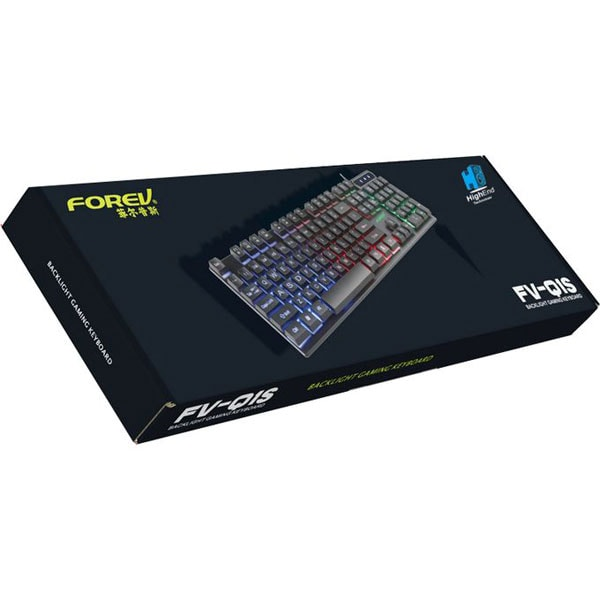 Ігрова клавіатура дротова Forev FV-Q1S USB з RGB підсвічуванням - зображення 6