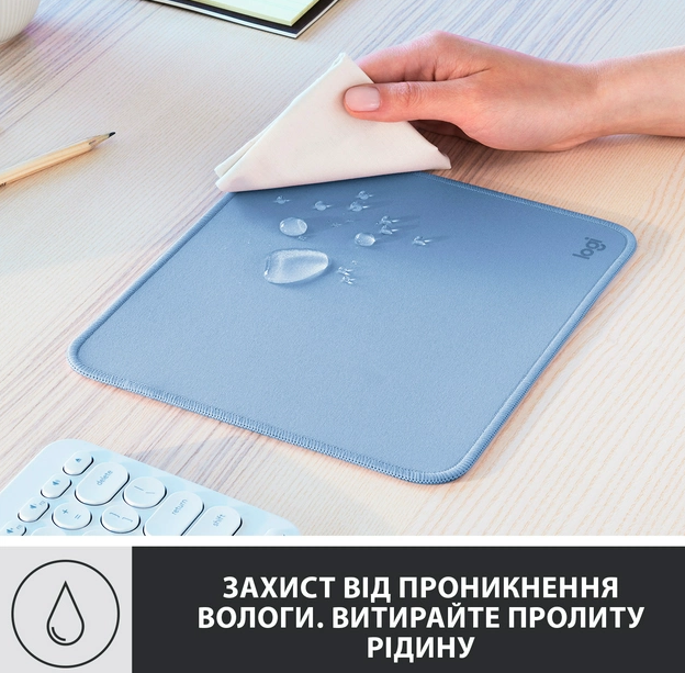 Коврик для мыши Studio Series Blue (956-000051) Logitech (2000003369614) - Фото 6 Коврик для мыши Studio Series Blue (956-000051) Logitech (2000003369614) - изображение 6
