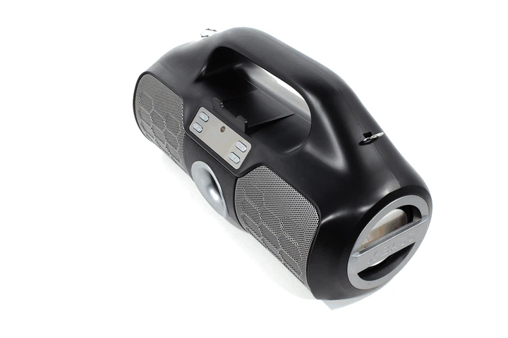 Беспроводная колонка портативная Lesko YZS-M12 Grey Bluetooth 4.2 TF/USB/AUX/FM мощность 16 Вт - изображение 7
