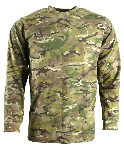 Кофта военная мужская тактическая KOMBAT UK ВСУ Long Sleeve T-shirt L мультикам TR_kb-lsts-btp-l - изображение 1