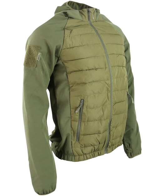 Куртка чоловіча тактична KOMBAT UK військова з липучками під шеврони ЗСУ Venom M TR_kb-vj-olgr-m - зображення 2