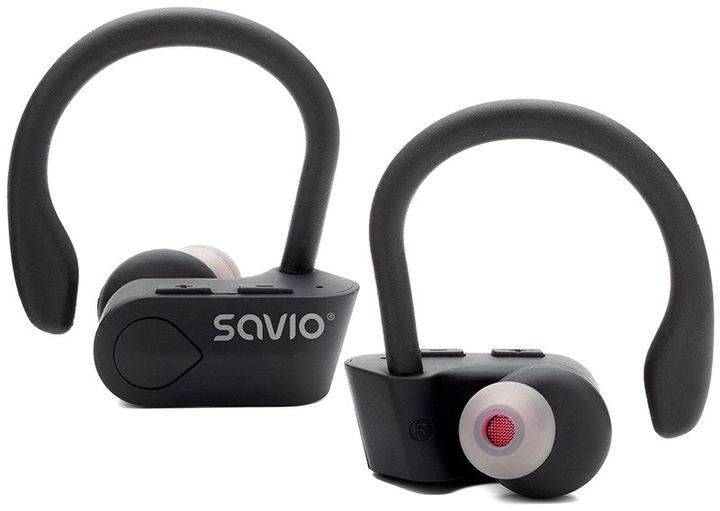 Навушники Savio TWS-03 Чорні - зображення 2