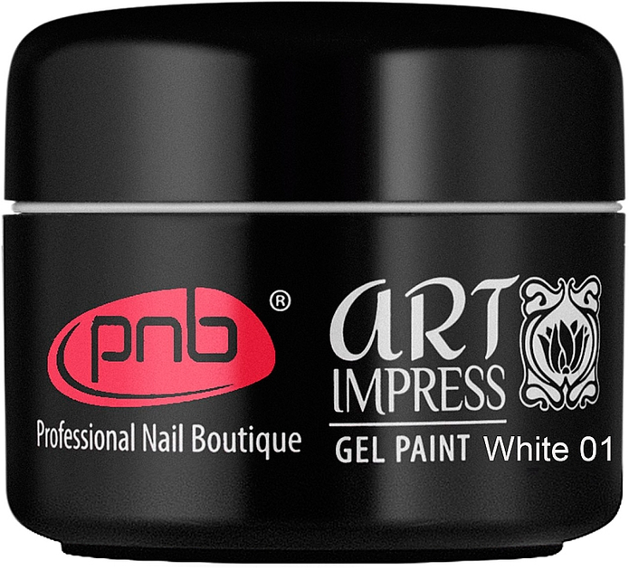 Гель-краска PNB UV/LED Gel Paint Art Impress 10 - Dark Blue (5 г ...