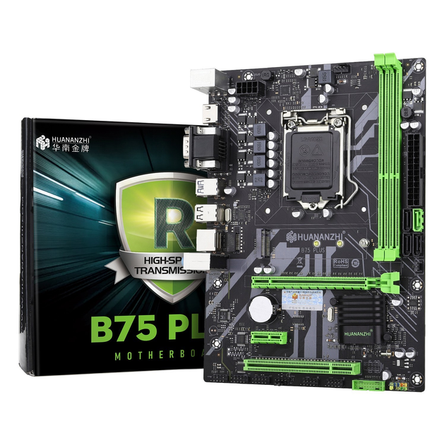 Материнська плата HUANANZHI B75 PLUS LGA 1155 (HZH-B75-PLUS) Б/В – фото ...