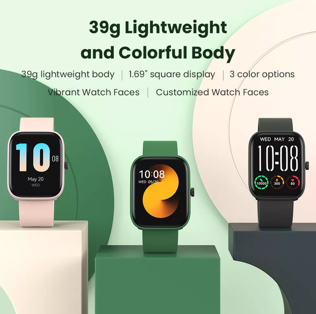 Смарт-годинник Xiaomi Haylou Smart Watch LS13 GST Lite (Green) [78699] - зображення 3