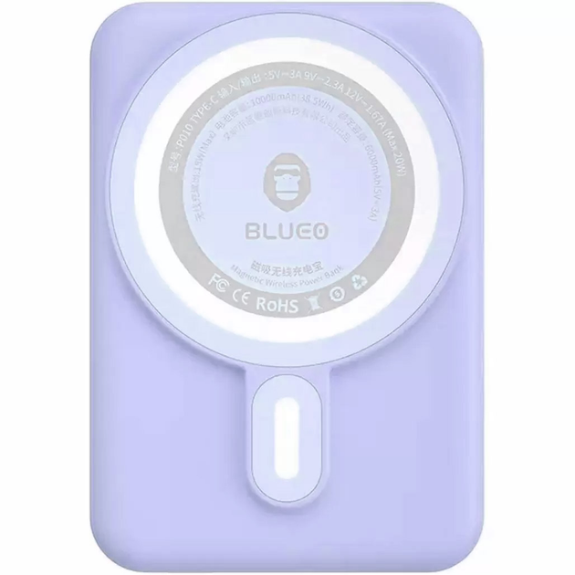 Внешний аккумулятор с беспроводной зарядкой Blueo Magnetic Wireless ...
